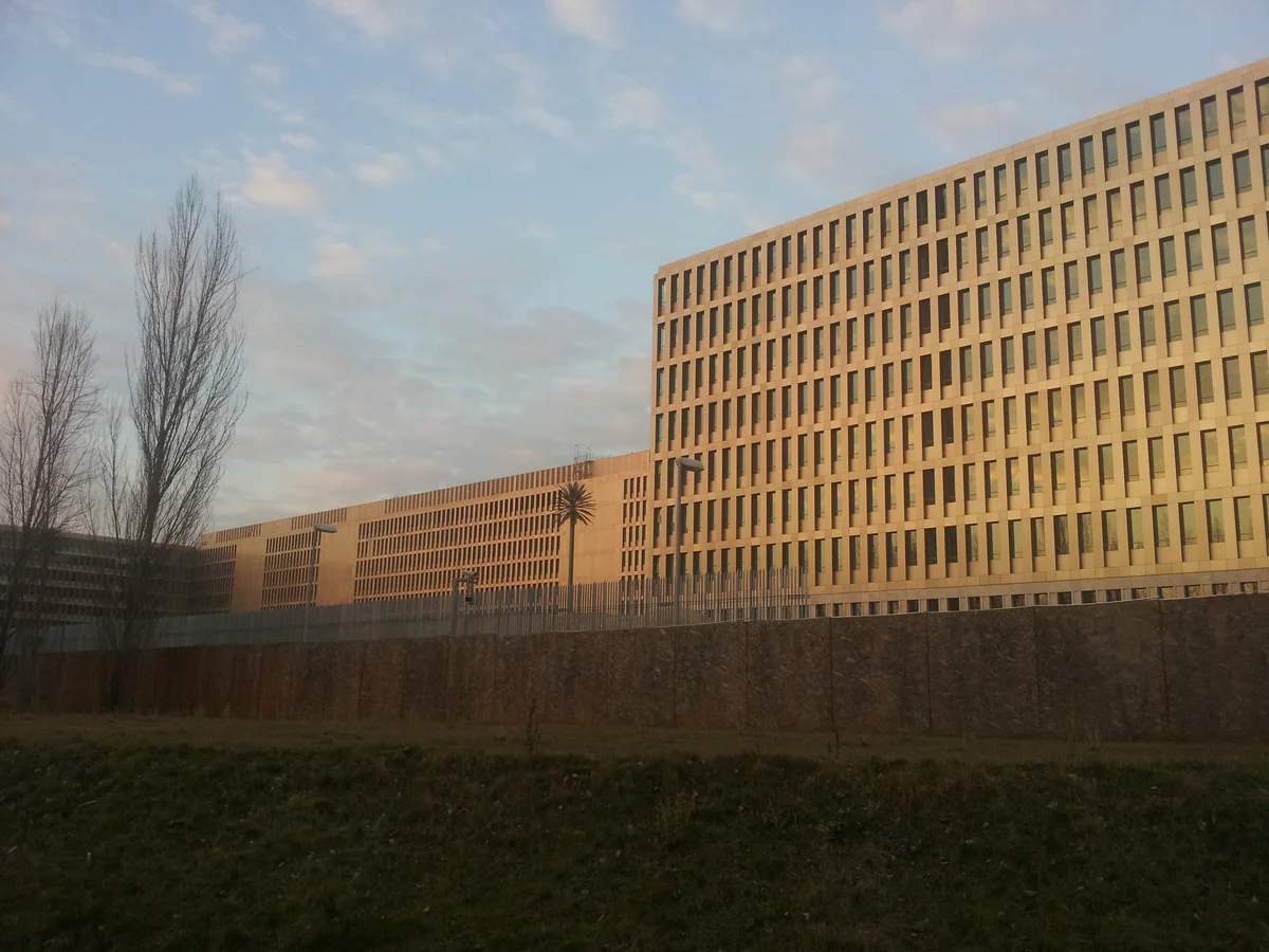 Gebäude des Bundesnachrichtendienstes in Berlin auf einer Archivaufnahme von 2014