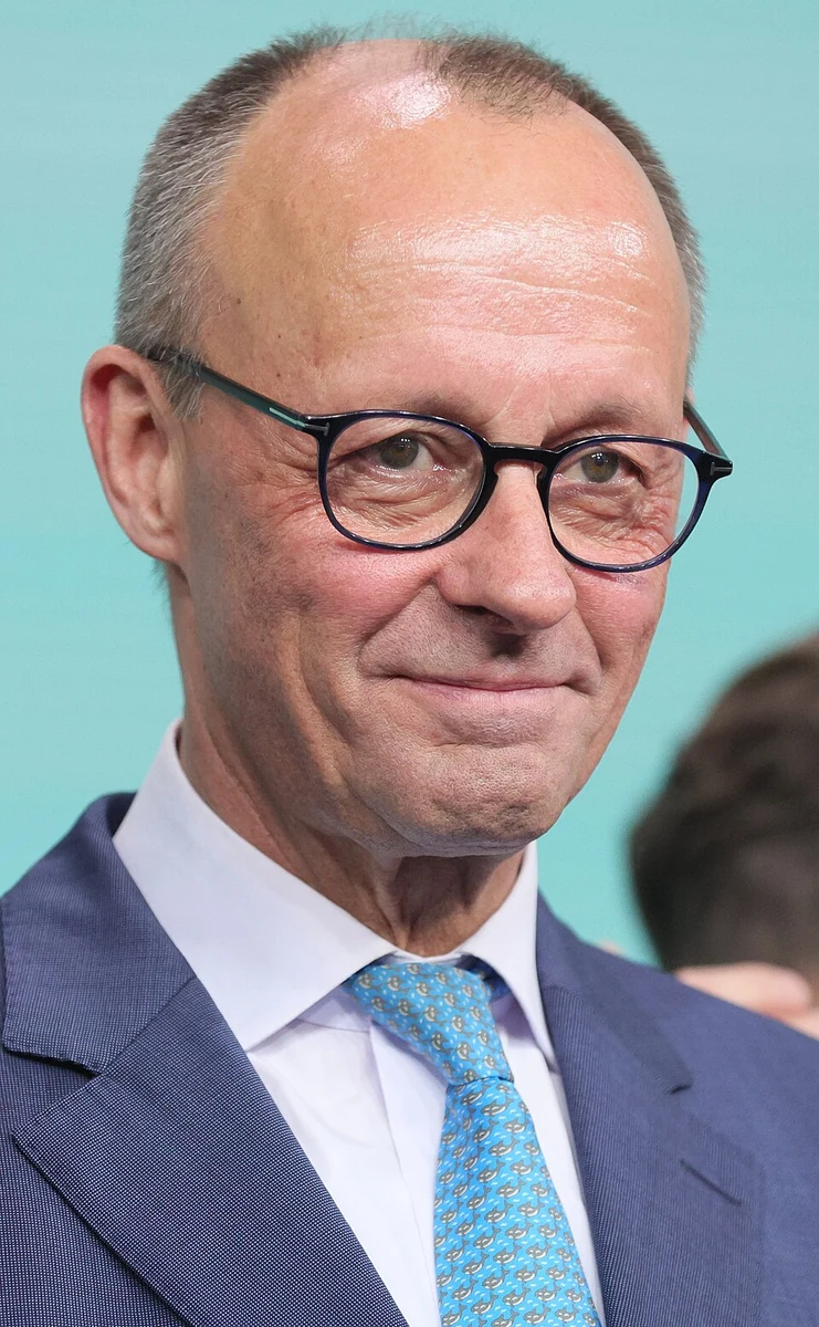 Friedrich Merz am Wahlabend 2025 · 2025-02-23
